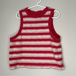 GAP Teen Cropped Striped Tank